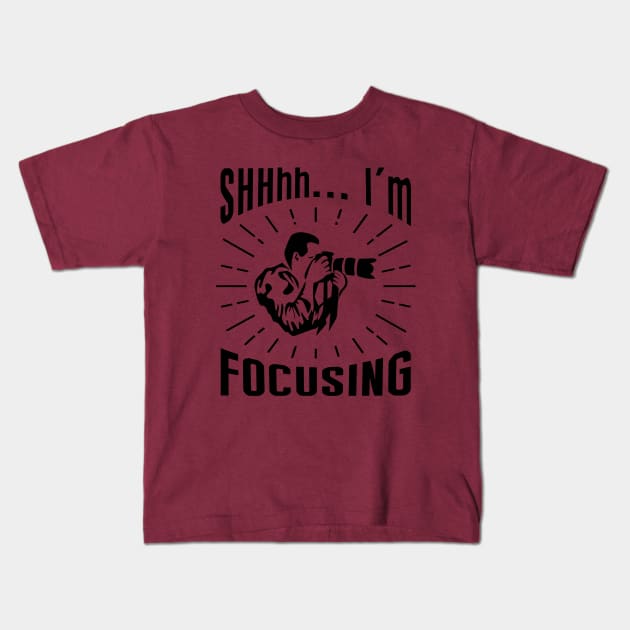 The focusing t shirt Kids T-Shirt by gshifer71